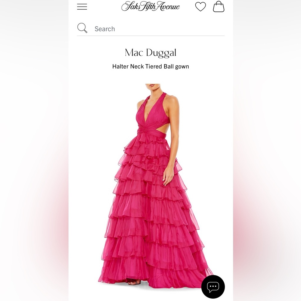 Mac Duggal gown